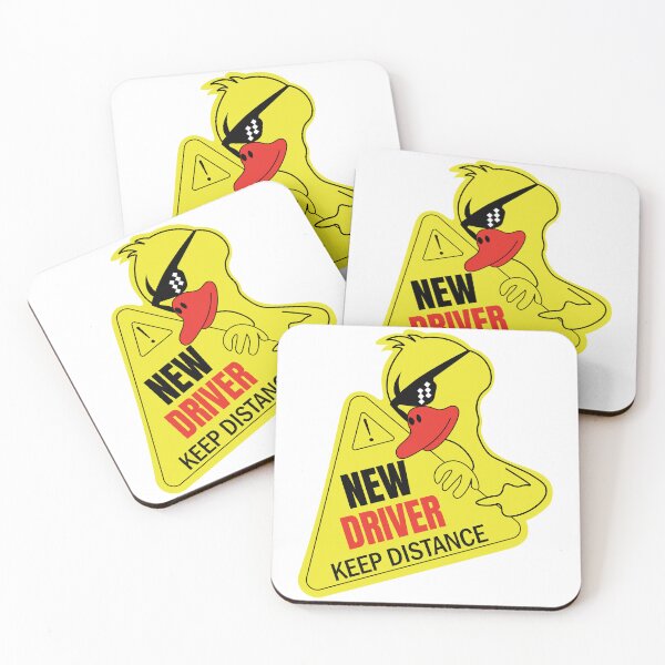 Item preview, Funny Duck New Student Driver Keep Distance Car Bumper designed and sold by iziHumor.