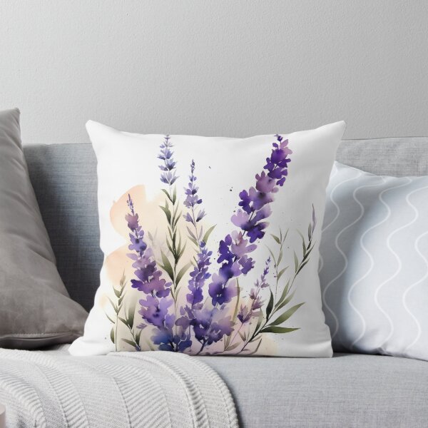 Item preview, Watercolor Lavender – Delicate Purple Floral Art designed and sold by EmeraldeaArt.