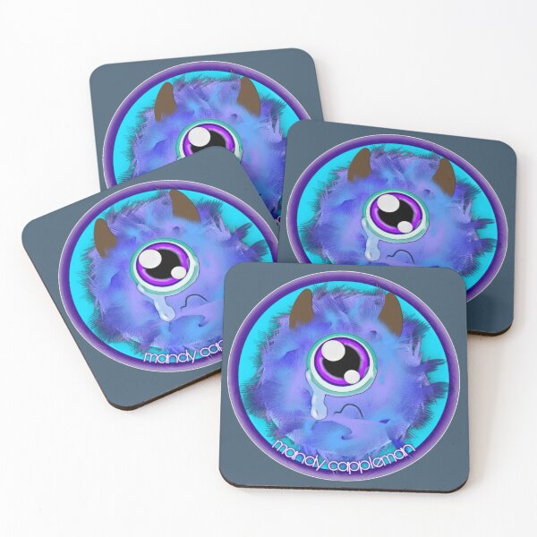 Item preview, Monster. Blue. Sad. designed and sold by PatchworkBird.