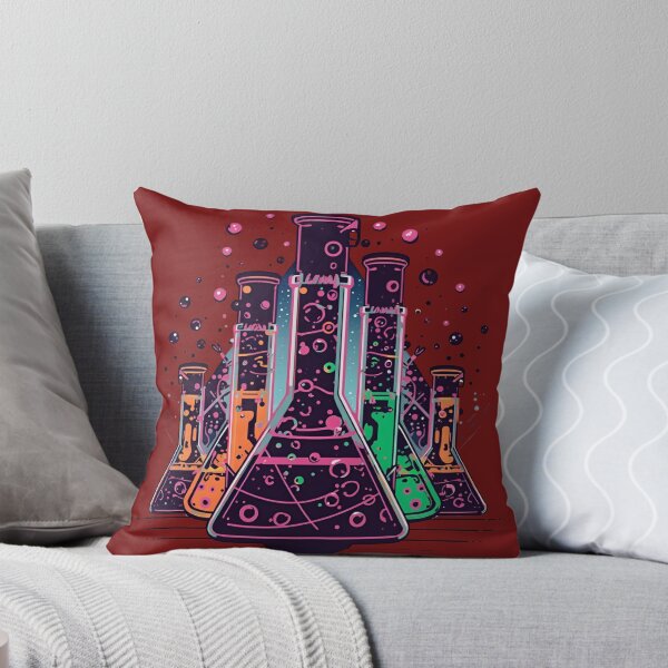 Item preview, Futuristic Neon Chemistry Lab Illustration designed and sold by ChicTrendz.