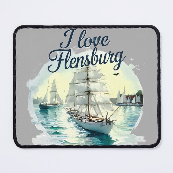 Item preview, I love Flensburg Sailing Boat designed and sold by Khala.