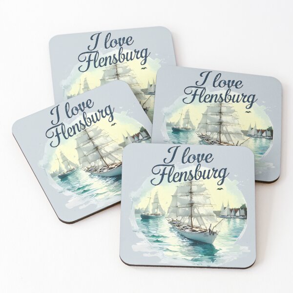 Item preview, I love Flensburg Sailing Boat  designed and sold by Khala.