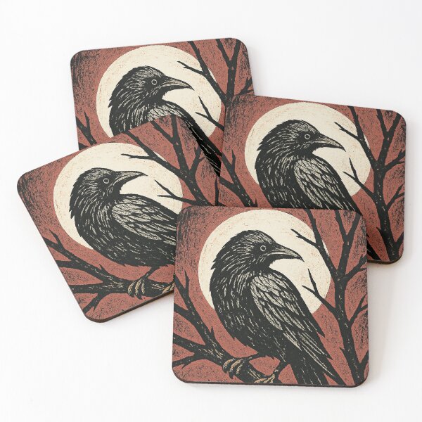 Item preview, Moonlight Raven designed and sold by CordonDesign.