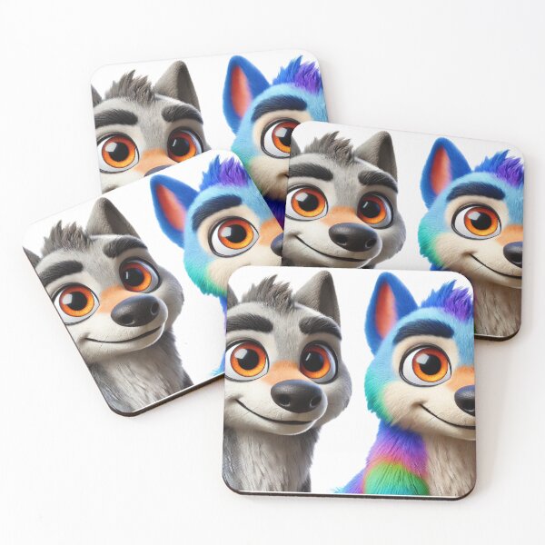 Item preview, Dire Wolf Duo designed and sold by Sillytoe.