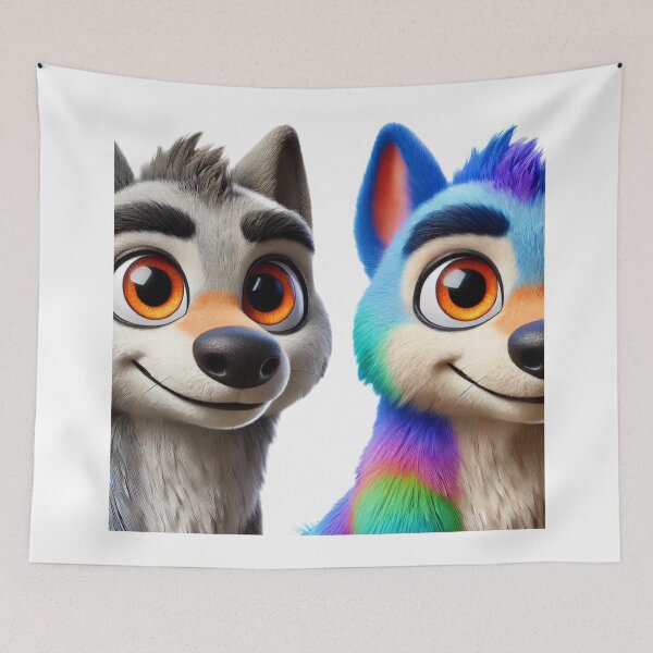 Item preview, Dire Wolf Duo designed and sold by Sillytoe.