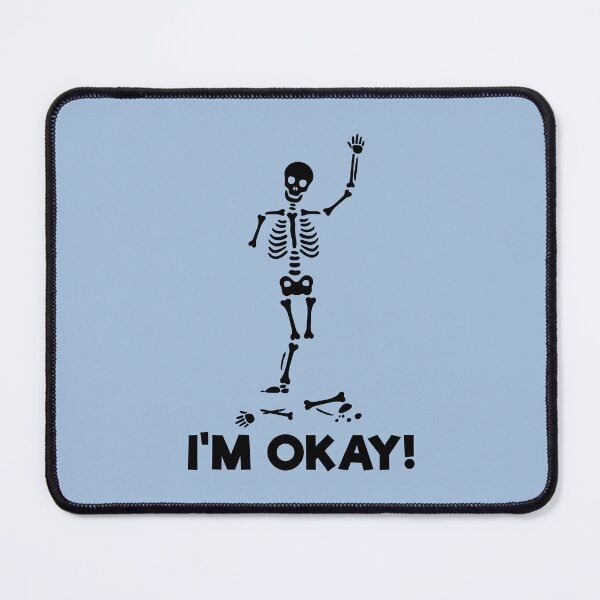 Item preview, Invisible Illness Warrior – I’m Okay! Skeleton designed and sold by Jesabee Designs.