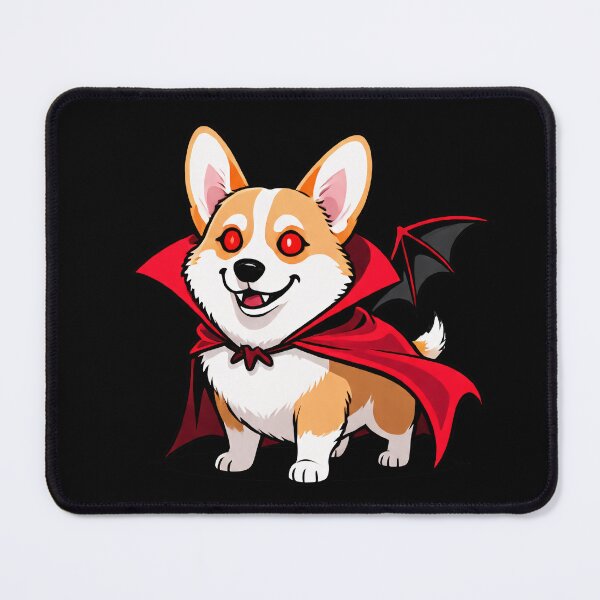 Item preview, Cute Vampire Corgi Illustration – Kawaii Halloween Dog Art designed and sold by RojoyDesigns.