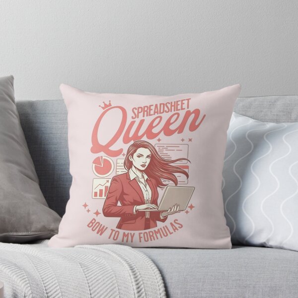 Item preview, Spreadsheet Queen Office Humor Shirt designed and sold by KD Studios.