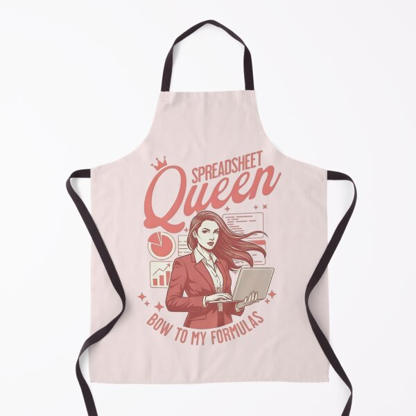 Item preview, Spreadsheet Queen Office Humor Shirt designed and sold by KD Studios.