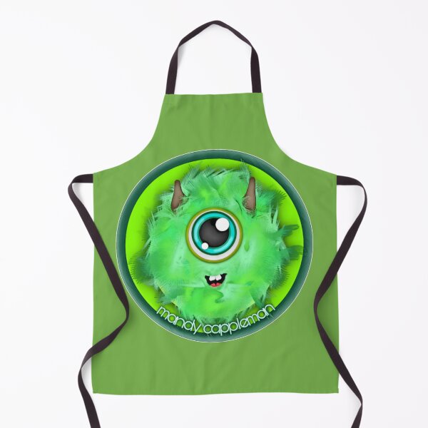 Item preview, Monster. Green. Happy. designed and sold by PatchworkBird.
