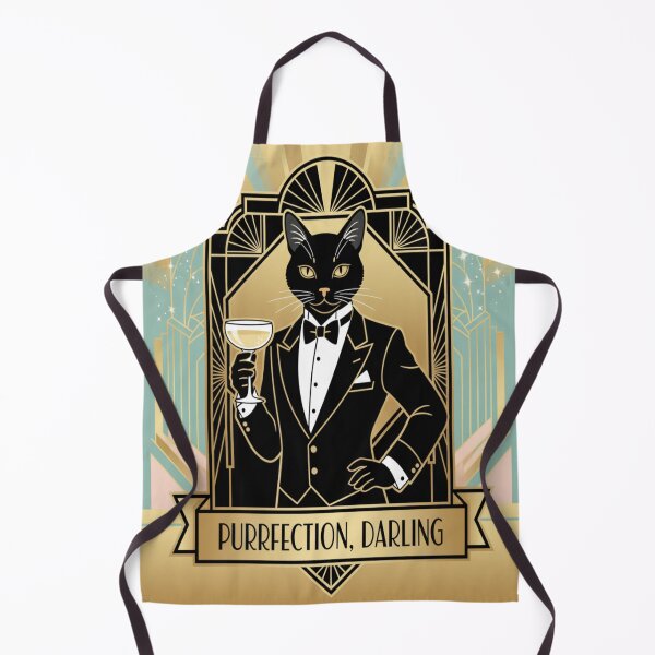 Item preview, Art Deco Cat Glamorous 1920s Gatsby Style Feline designed and sold by Neko-Doodle-co.