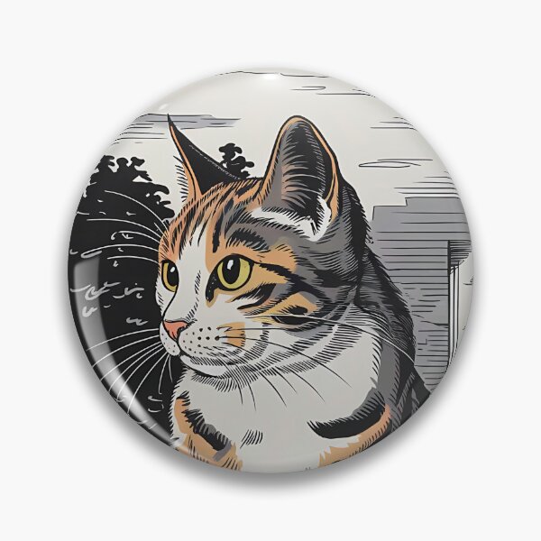 Item preview, The Watchful Calico designed and sold by Hirako Nakatsu.