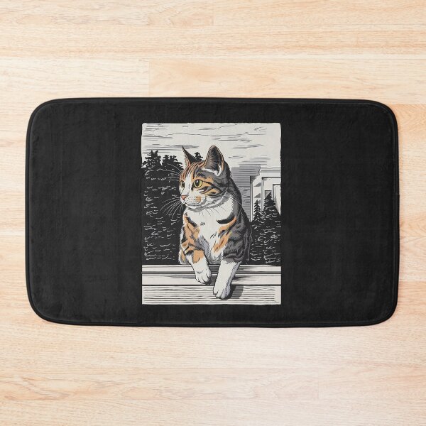 Item preview, The Watchful Calico designed and sold by Hirako Nakatsu.