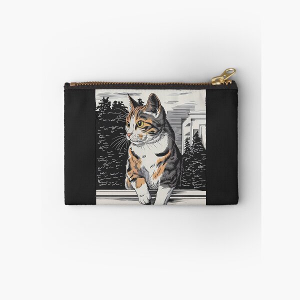 Item preview, The Watchful Calico designed and sold by Hirako Nakatsu.