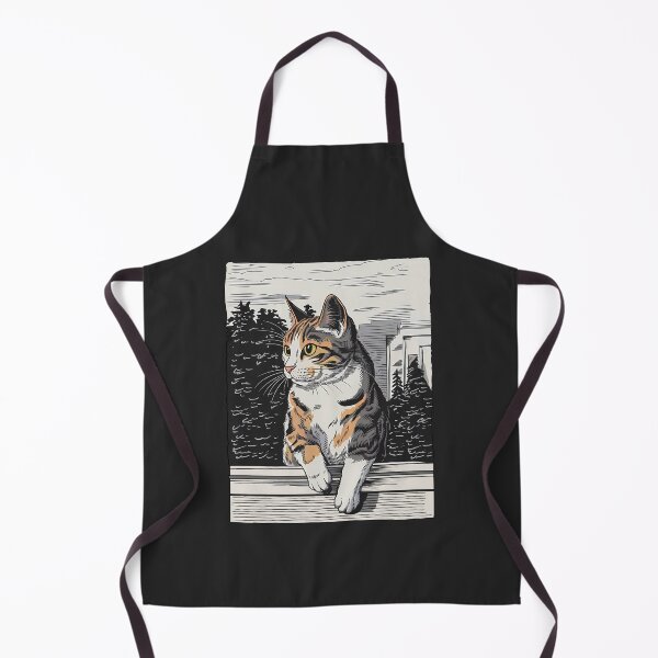 Item preview, The Watchful Calico designed and sold by Hirako Nakatsu.