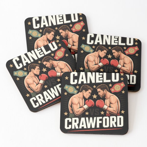 Item preview, Canelo vs Crawford Boxing Match Design designed and sold by Privon.