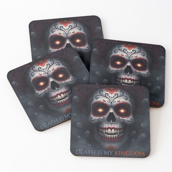 Item preview, Sugar Skull King "Death is my kingdom" | Dark Royalty, Dia de los Muertos Art designed and sold by EnigmaticGoth.