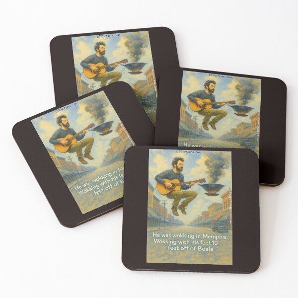 Item preview, Wokking in Memphis: Marc Cohn Cartoon Mashup designed and sold by Rick London Gifts.
