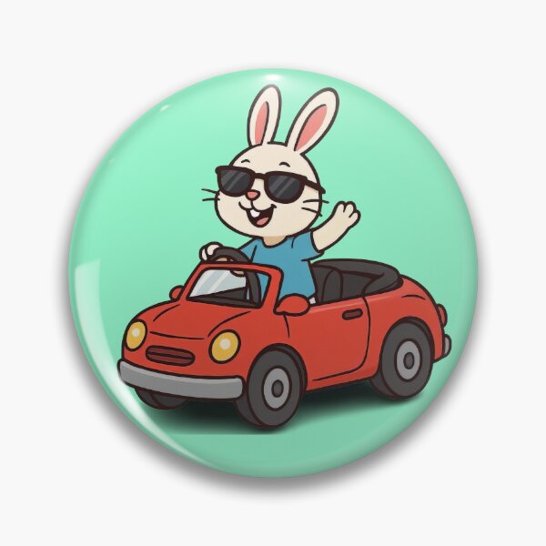 Item preview,  Cool Bunny's Sunny Day Road Trip designed and sold by IraBum.