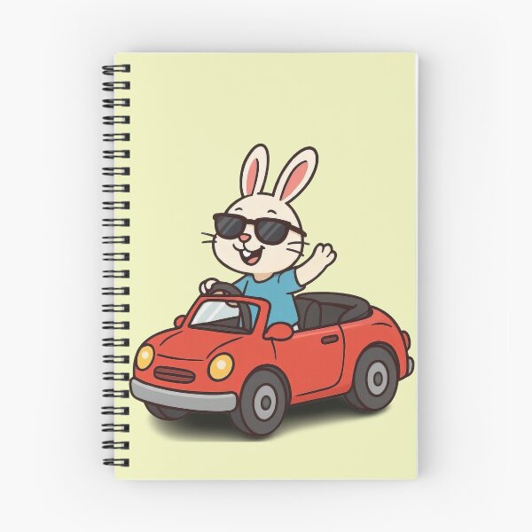 Item preview,  Cool Bunny's Sunny Day Road Trip designed and sold by IraBum.