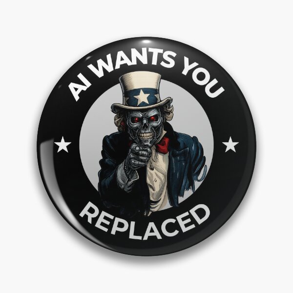 Item preview, AI Wants You Replaced designed and sold by Best Shirts Now.