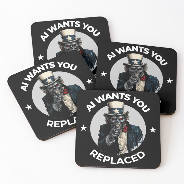 Item preview, AI Wants You Replaced designed and sold by Best Shirts Now.