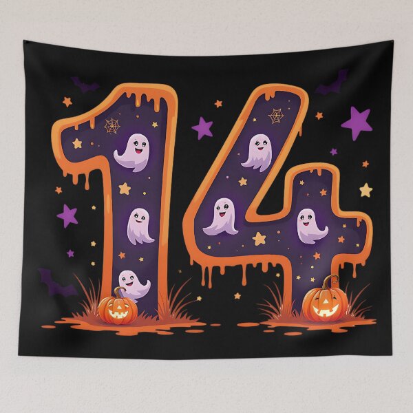 Item preview, Halloween Number 14 Ghosts Pumpkins Bats Spooky Costume designed and sold by ArtDesignTp.