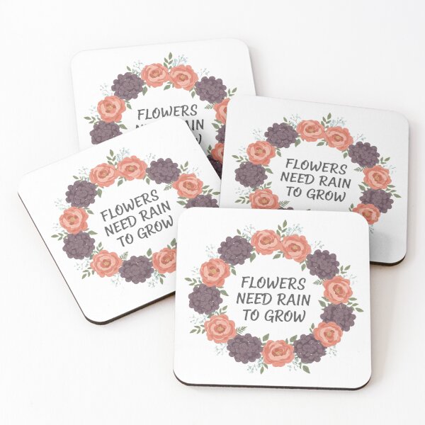 Item preview, Flowers need rain to grow designed and sold by RiaPrint.