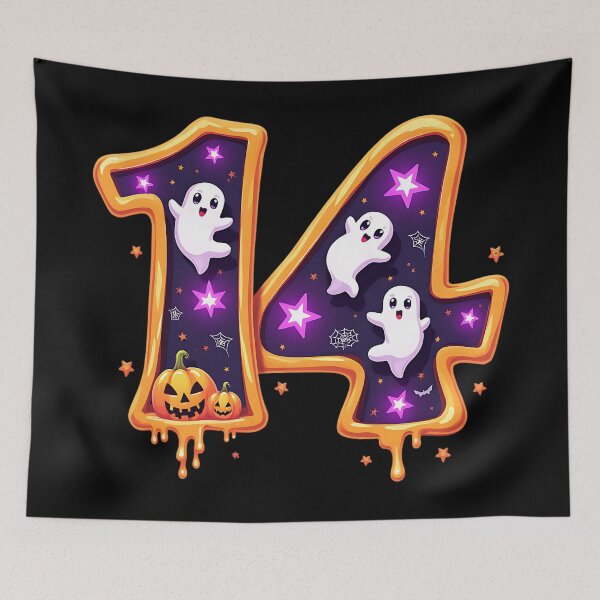 Item preview, Halloween Number 14 Ghosts Pumpkins Bats Stars Costume designed and sold by ArtDesignTp.