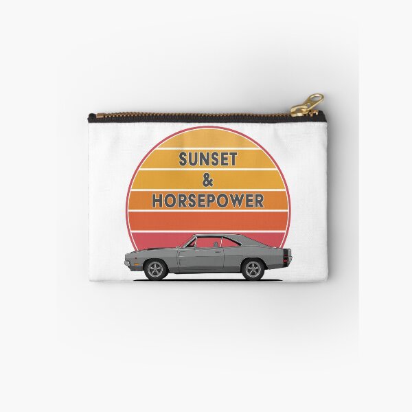 Item preview, Sunset & Horsepower – Retro Muscle Car Design designed and sold by ByRAM Project.