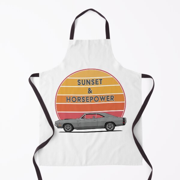 Item preview, Sunset & Horsepower – Retro Muscle Car Design designed and sold by ByRAM Project.