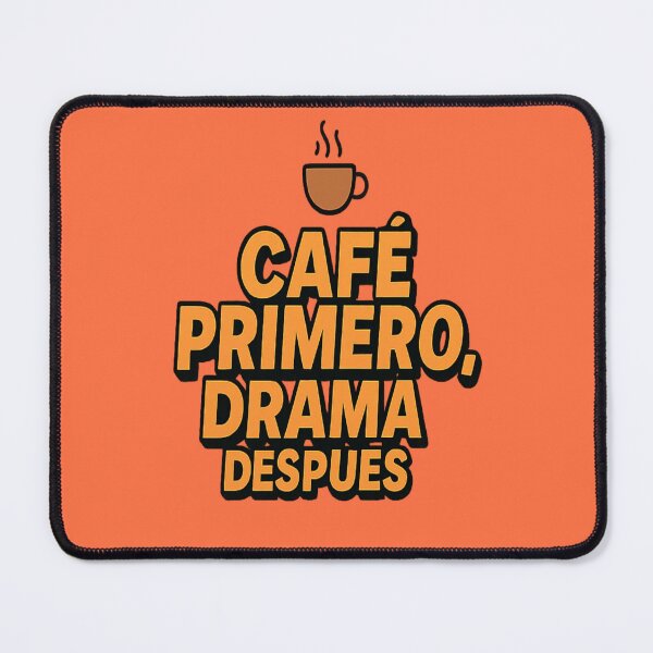 Item preview, Coffee First, Drama Later designed and sold by DesignShopAD.