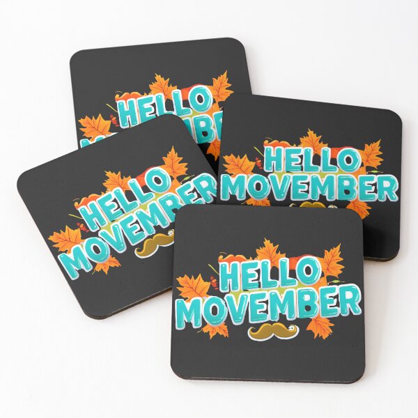 Item preview, Funny Movember T-Shirt – Hello Movember Mustache Humor No Shave November Tee designed and sold by Snark & Spark.