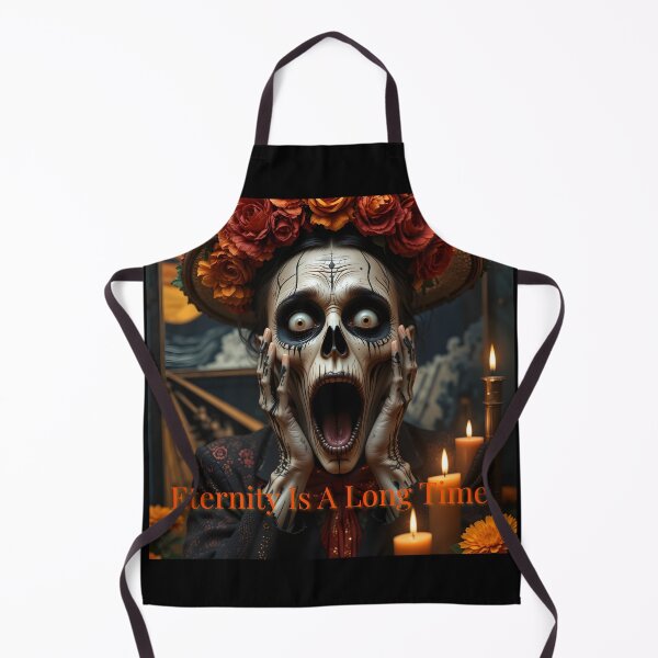 Item preview, Funny Sugar Skull Scream "Eternity is a long time" | Existential Art designed and sold by EnigmaticGoth.