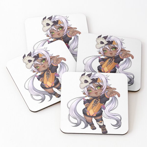 Item preview, Fanart - cute chibi anime girl - white hair designed and sold by Yllona Art.
