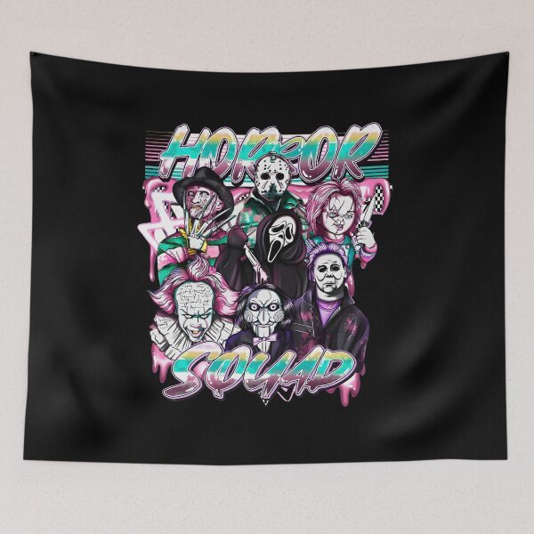 Item preview, Horror Squad: Neon Slasher Party Group Design designed and sold by ChaaiTee.