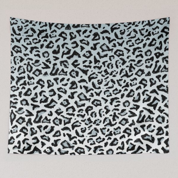 Item preview, Hand-Painted Leopard Print Pattern in Cold Snowy Tones designed and sold by ArchersBoutique.