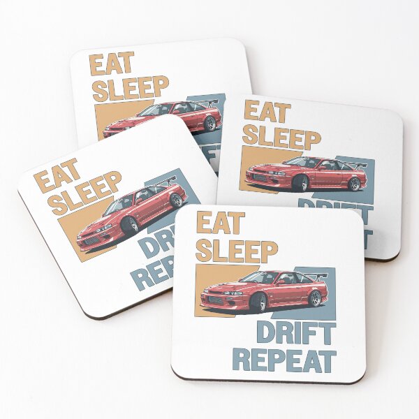 Artikelvorschau, Eat Sleep Drift Repeat – JDM-Auto-Drift-Design entworfen und verkauft von ByRAM Project.