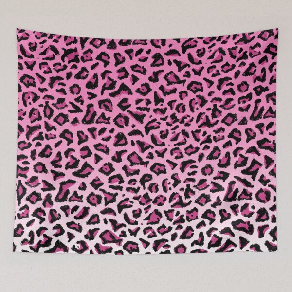 Item preview, Hand-Painted Leopard Print Pattern in Pink Tones designed and sold by ArchersBoutique.