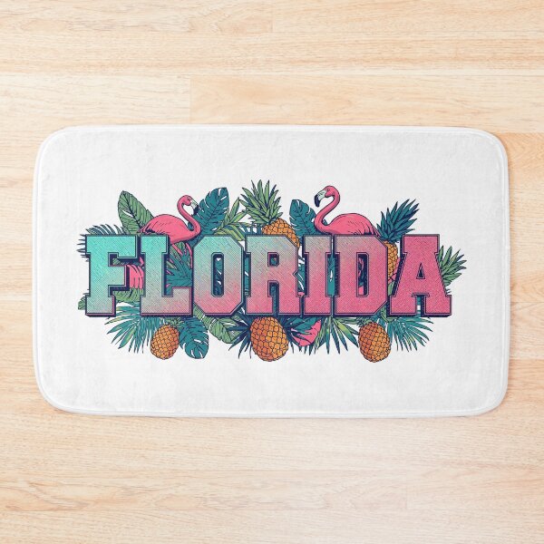 Item preview, Florida Varsity Pineapple Flamingo – Vintage College Style designed and sold by sherifshaaban.