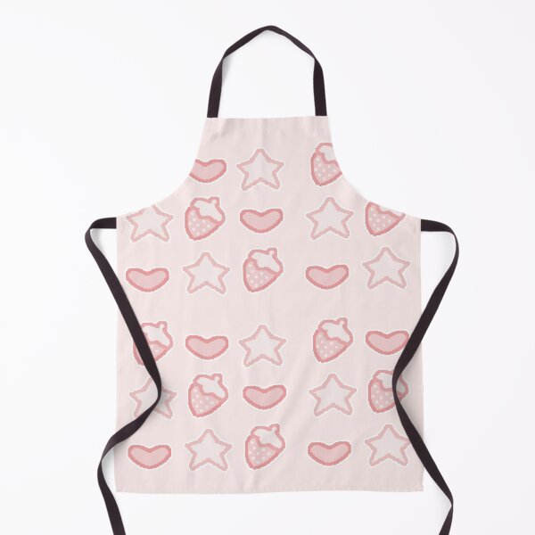 Item preview, pixel art decora strawb pattern (all pink) designed and sold by cottonlacey.