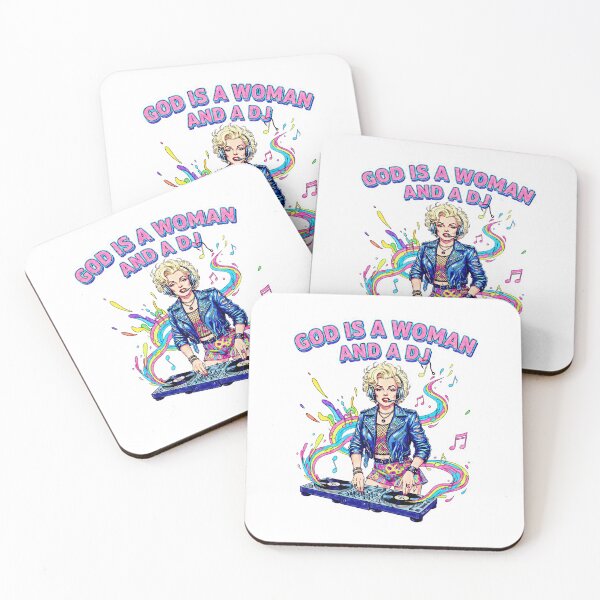Item preview, God Is a Woman and a DJ: Marilyn Monroe Cyber-Punk Trance Rave designed and sold by Hen-C-Art.