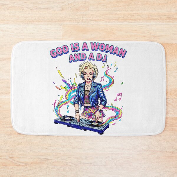 Item preview, God Is a Woman and a DJ: Marilyn Monroe Cyber-Punk Trance Rave designed and sold by Hen-C-Art.