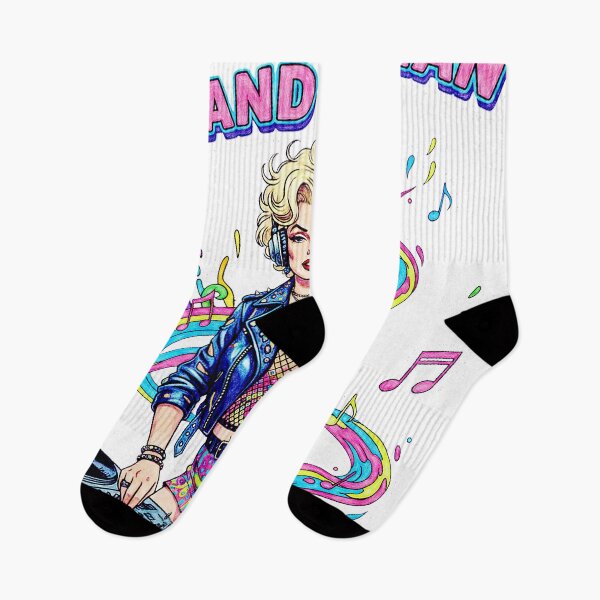 Item preview, God Is a Woman and a DJ: Marilyn Monroe Cyber-Punk Trance Rave designed and sold by Hen-C-Art.