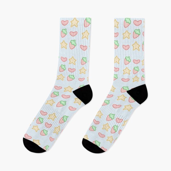Item preview, pixel art decora strawb pattern (pastel) designed and sold by cottonlacey.
