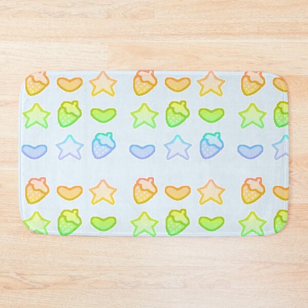 Item preview, pixel art decora strawb pattern (rainbow) designed and sold by cottonlacey.