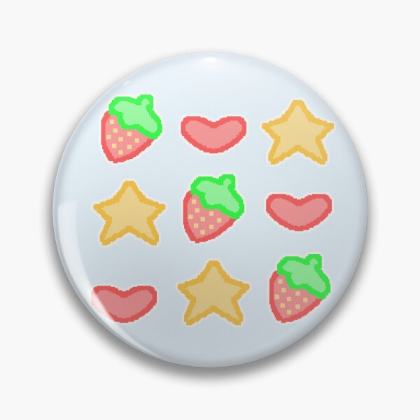 Item preview, pixel art decora strawb pattern designed and sold by cottonlacey.