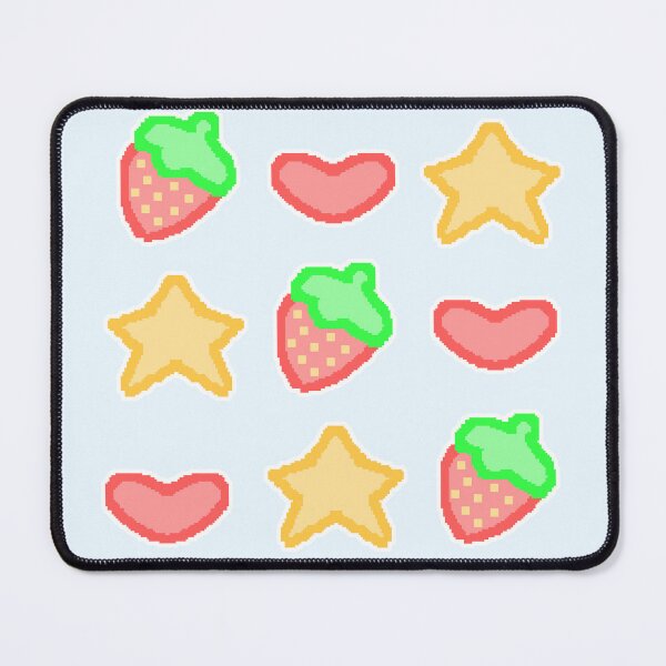 Item preview, pixel art decora strawb pattern designed and sold by cottonlacey.