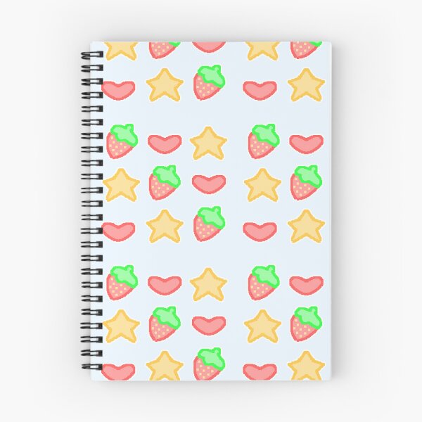 Item preview, pixel art decora strawb pattern designed and sold by cottonlacey.