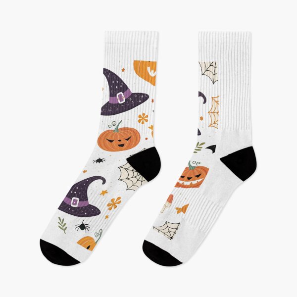 Item preview, Halloween Pattern | Cute Black Cat, Pumpkins & Witch Hats designed and sold by VivoStudio.